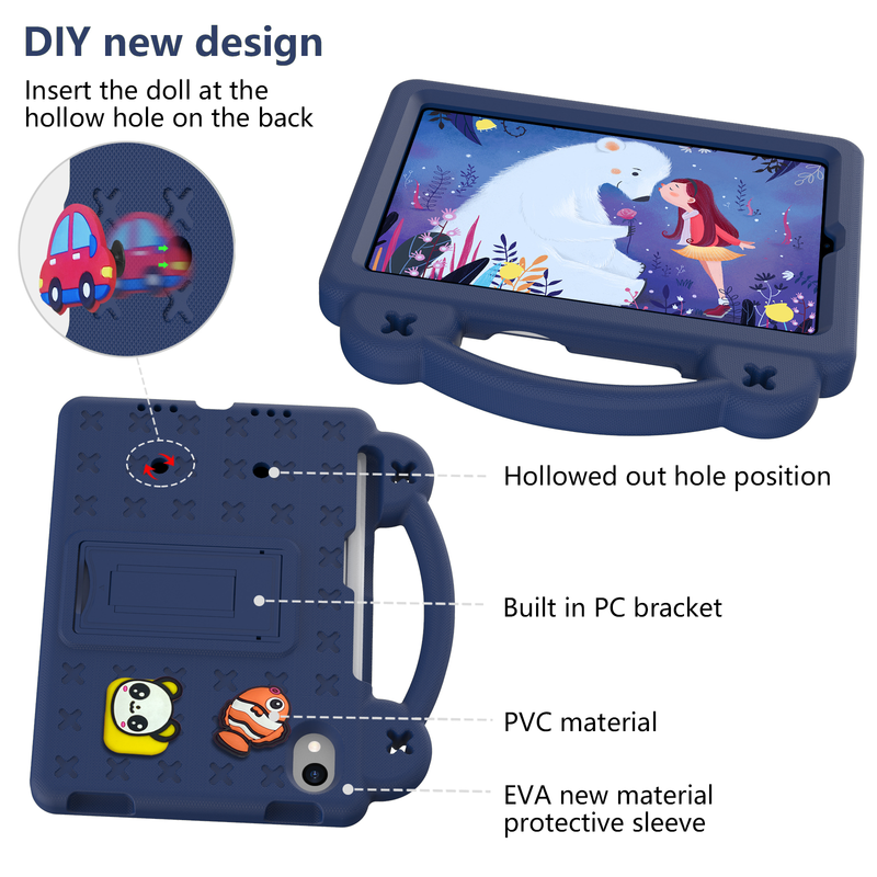 Pouzdro pro iPad Mini 6 8,3 palce 2021, bezpečné pro děti, EVA, stojánek na tablet, kryt pro iPad Mini 6 5 4 3 2 1 mini6 mini5 mini4 mini3 #S_voghion.com