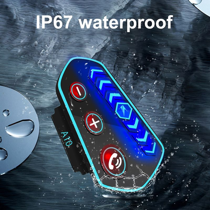 Reduction 5.0 Headphone Interphone Rechargeable Noise Bluetooth-compatible A10 Motor Bike_voghion.com