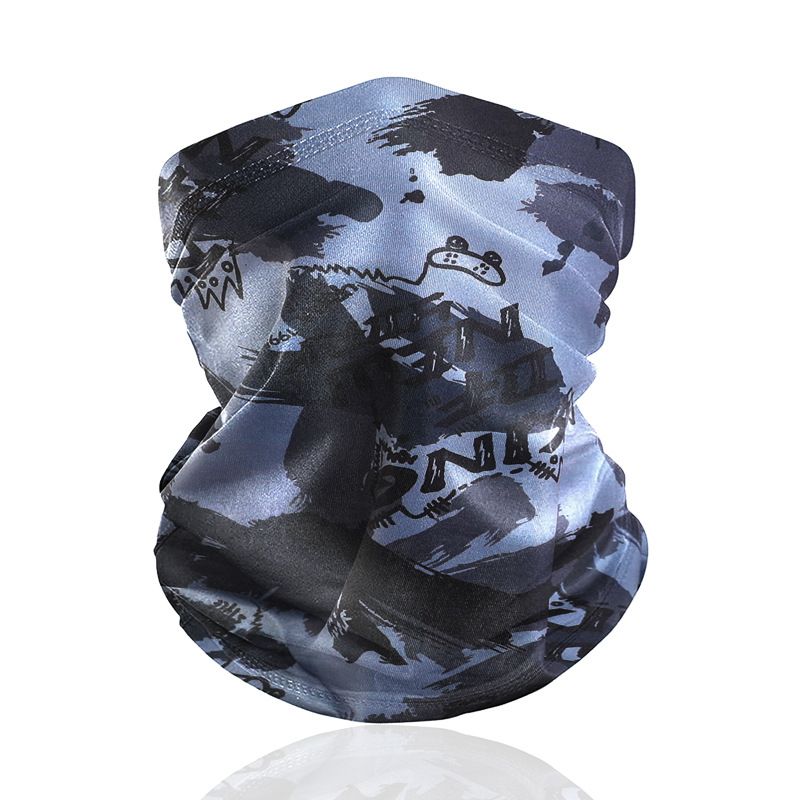 Erkekler İçin LazyZoom Güneş Koruyucu Maske İki Parçalı Set, Buz İpek Kollar, Bisiklet Boynu Koruyucusu, Boyunluk, Maske, Yazlık Başörtüsü_voghion.com