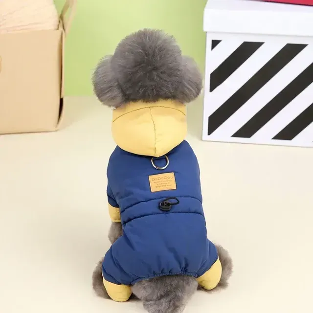 Manteau d'hiver chaud et isolant avec anneau en D, veste pour chiots de petite et moyenne taille, combinaisons et costumes pour chihuahua, par PawParty Store_voghion.com