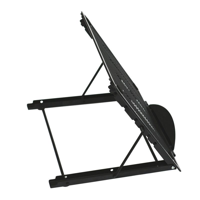 348 Metal Laptop Base Floor Folding Stand Wire Mesh Combination Tablet_voghion.com