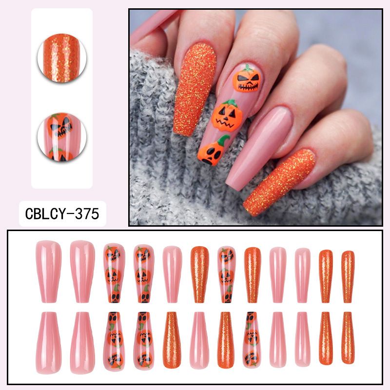 Unghie finte lunghe e pieghevoli - Eleganti unghie finte estive con colla e cuscinetti in gel, stile dolce, oltre 50 colori, unghie finte riutilizzabili per le donne_voghion.com