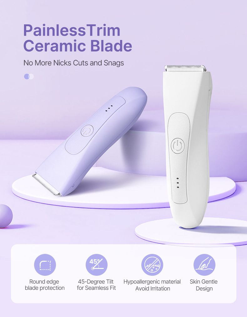 Epilator Hair Shaver Private Parts Shaving Device Armpit Hair Shaving Female Body Hair Trimmer Armpit Full Body Hair Removal Device Electric Shaver_voghion.com