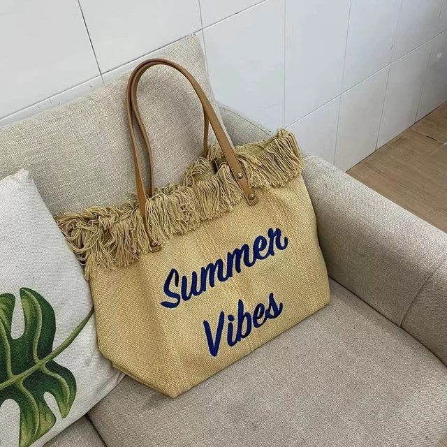 Handtasche Fraebeutel Design Einfach Nisch Rees Strandbeutel Quasten Buschtaf Broderie Moud Grouss Kapazitéit Schëllertaschen 2022_voghion.com