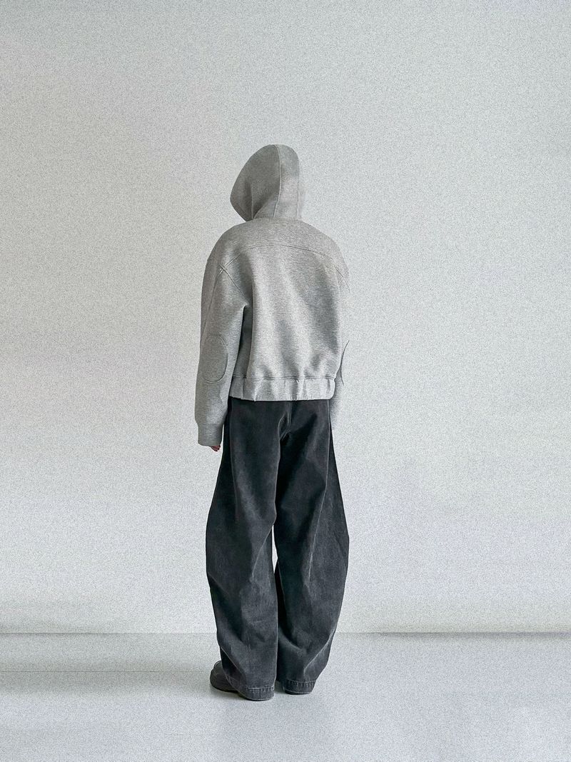 Felpa oversize con cappuccio da uomo - Pullover streetwear in cotone spesso con vestibilità squadrata e spalle cadenti_voghion.com