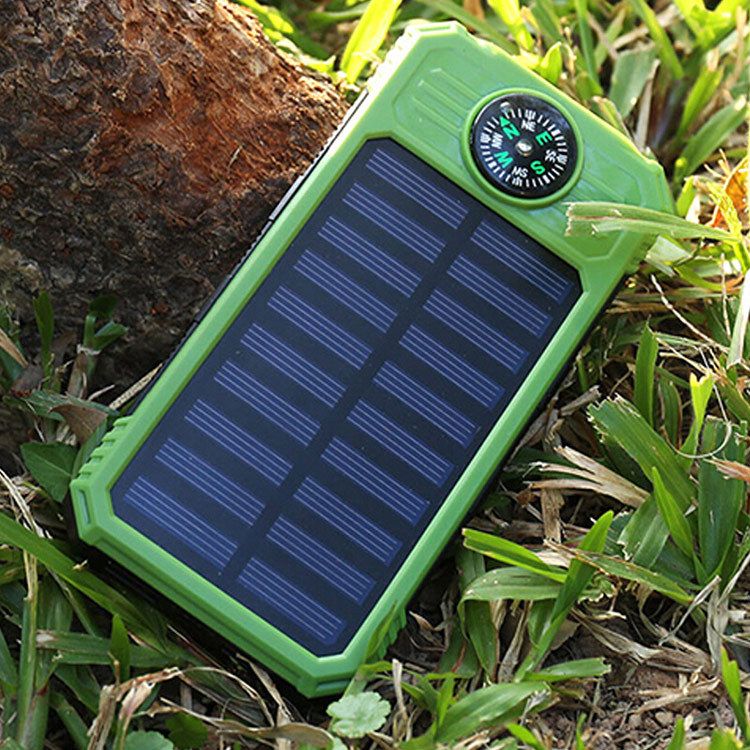 Power bank universale portatile con bussola solare da 10000 mAh, in vendita a prezzi vantaggiosi._voghion.com