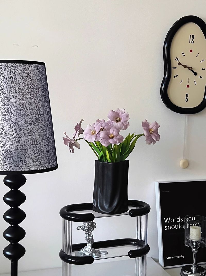 Ins Bionic Bouquet PU Tulip Artificial Flower Simulation Flower High Grade Realistic Living Room Table Decoration Flower Arrangement_voghion.com