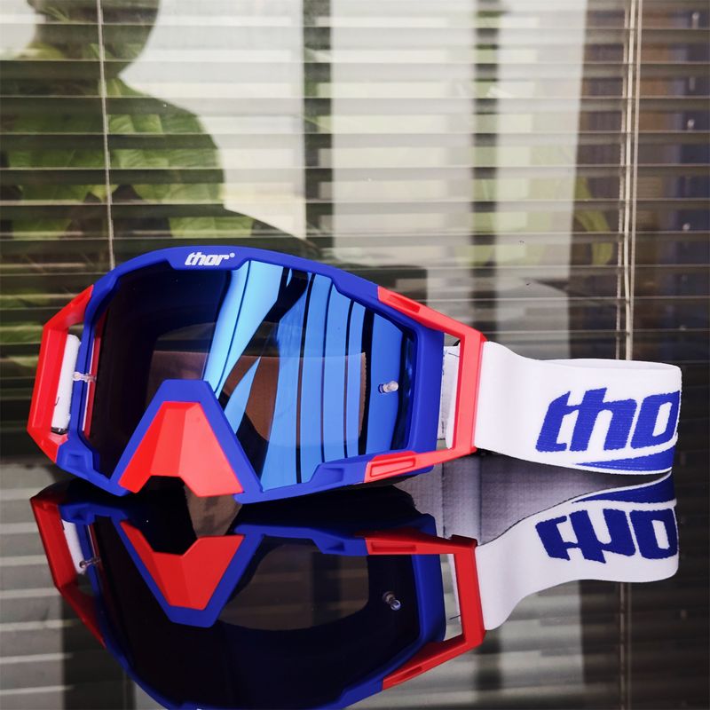 Lunettes de protection pour casque de moto Thor, coupe-vent, transparentes, pour machine_voghion.com