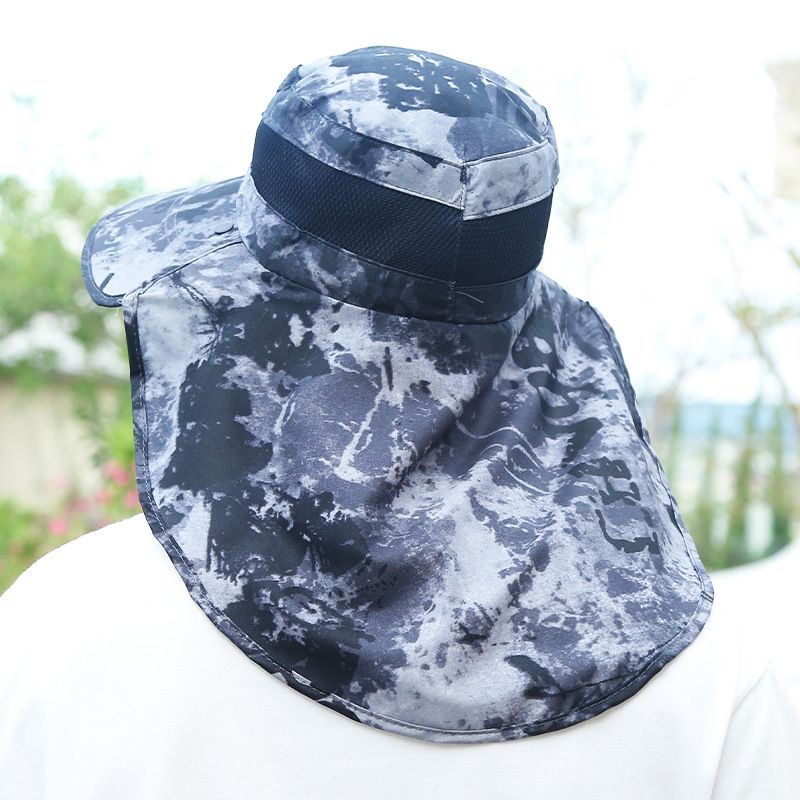 Ζεστό Πώληση 1PC Αναψυχή Ταξίδια 58-60cm Κεφάλι Unisex Άνδρες Γυναίκες Ψαράς Μεγάλος Αριθμός Προστατευτικό Λαιμού Σκίαση Προσώπου Αντηλιακό Καπέλο_voghion.com