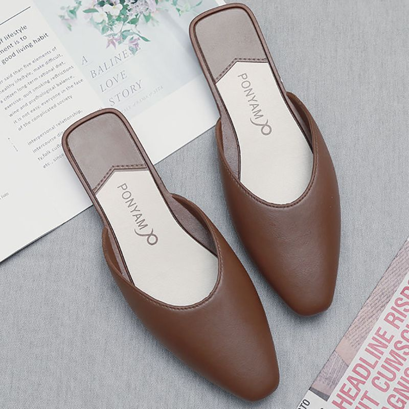 Terlikler Yaz Gezileri Kadınlar, 2023 Yeni Kalın Tabanlı Rahat Kaymaz Öğrenci Plaj Sandaletleri Tembel İnsanlar, Terlikler_voghion.com