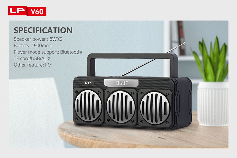 Kabellosen Lautsprecher vun der drëtter Generatioun, portablen Square Dance Radio fir dobaussen, handhelden Subwoofer Lautsprecher_voghion.com