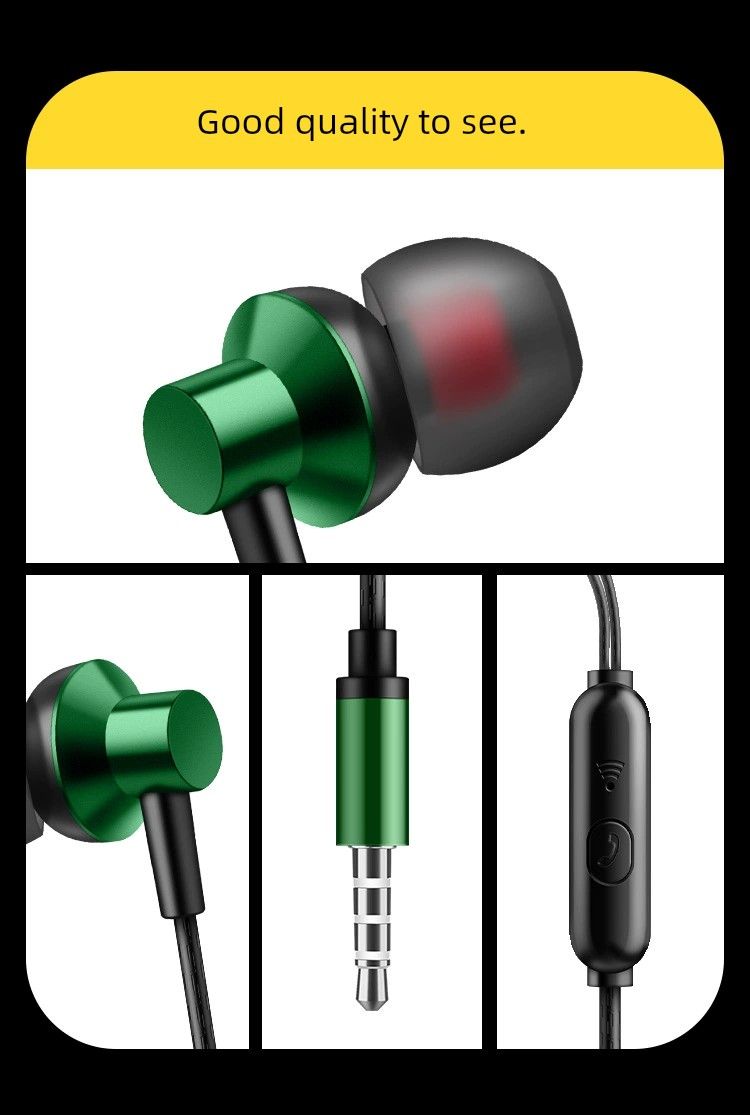 A03 Metal Listening Music Android Intelligent Call Wire Control_voghion.com