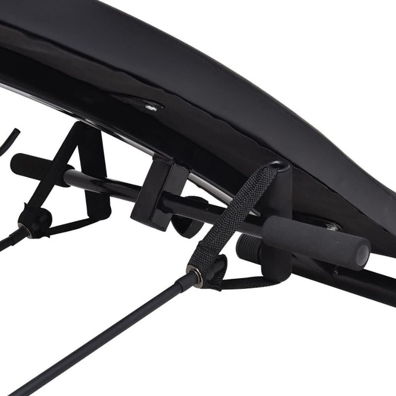 Adjustable Incline Curved Workout Fitness Sit Up Bench_voghion.com