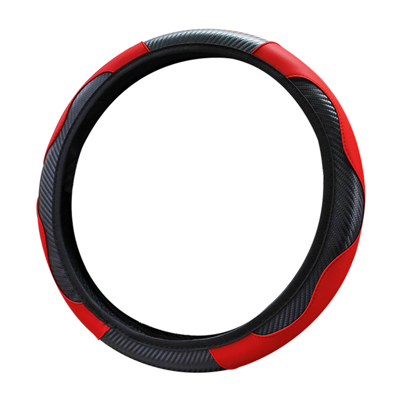 Fuzhongfu Stuurhoes 38cm Antislip Lederen Universele Beschermende Auto Stuurhoes voor Auto_voghion.com