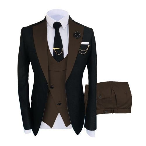 Costume pour hommes, ensemble trois pièces, version coréenne slim fit, costume de meilleur homme pour banquet d'affaires, nouveau_voghion.com