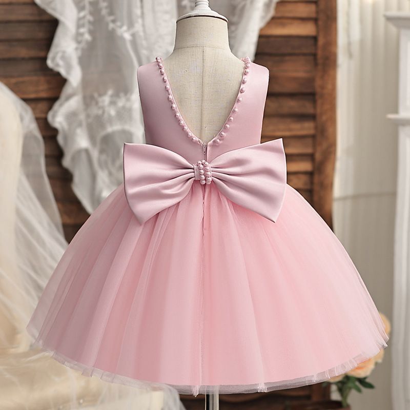 Kinderkleding Meisjes Prinsessenjurk Kinderbruidsjurk Bloemenmeisjesjurk Gastheer Pianovoorstelling Kostuum Pluizige Gaasrok Gastheer_voghion.com