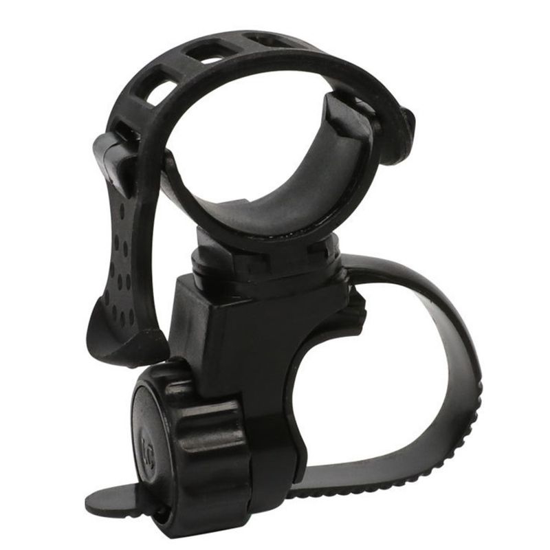 Mountain bike headlight 360 degree rotation quick release clip bicycle light bracket_voghion.com