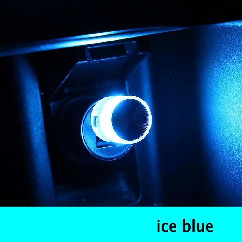 Car USB Ambient Light Mini LED Decorative Atmosphere Lamp_voghion.com