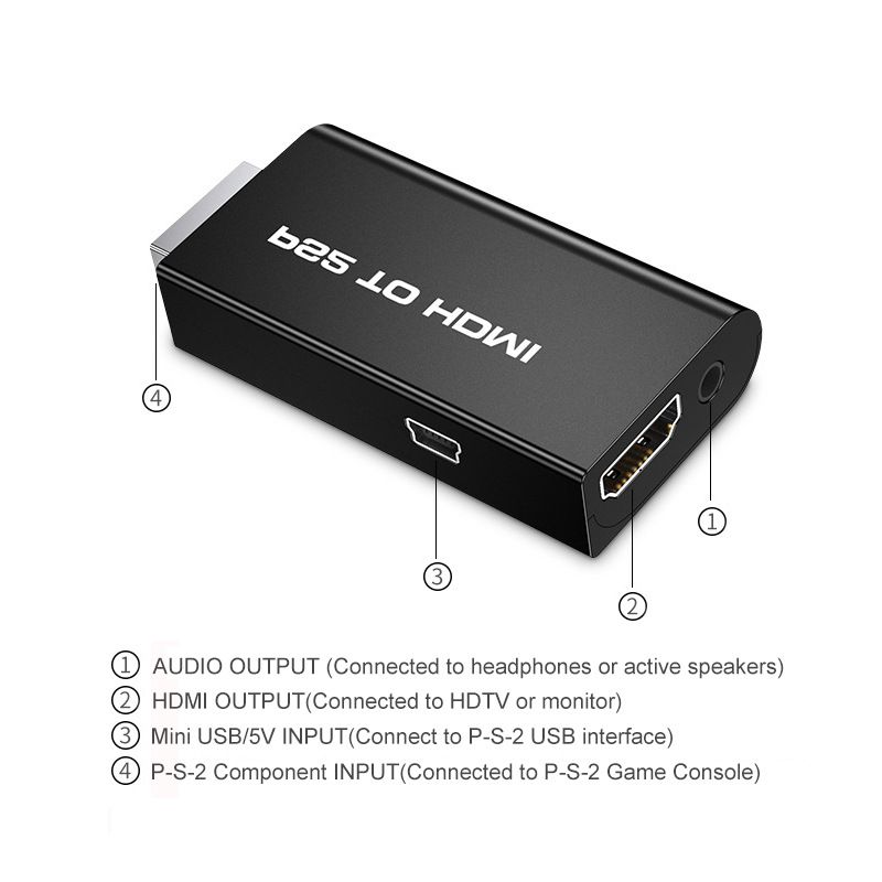 Verlustfreier Audiokonverter für HDMI-Signale zur HD-Schnittstelle PS2_voghion.com