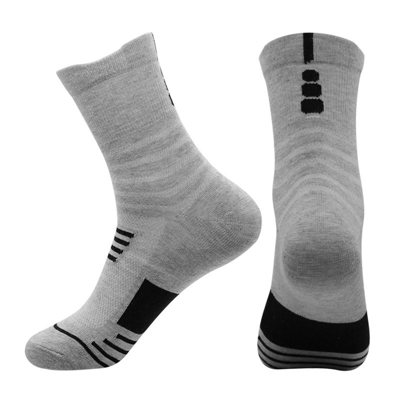 Calzini unisex da corsa e badminton da uomo e da donna, modello Elite Basketball, tubo centrale_voghion.com