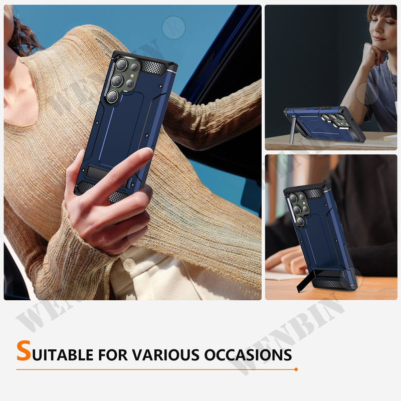 Case Fo Samsung Galaxy S23 S22 S21 Ulta S23 FE A54 A14 A24 Militay Gade Potective Slim Thin Duable Had stand_voghion.com