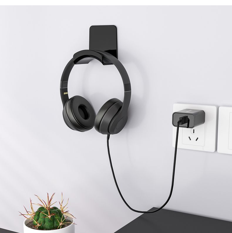 Bluetooth Computer Hook Dormitory Wire-Wrap Board Headphone Bracket_voghion.com