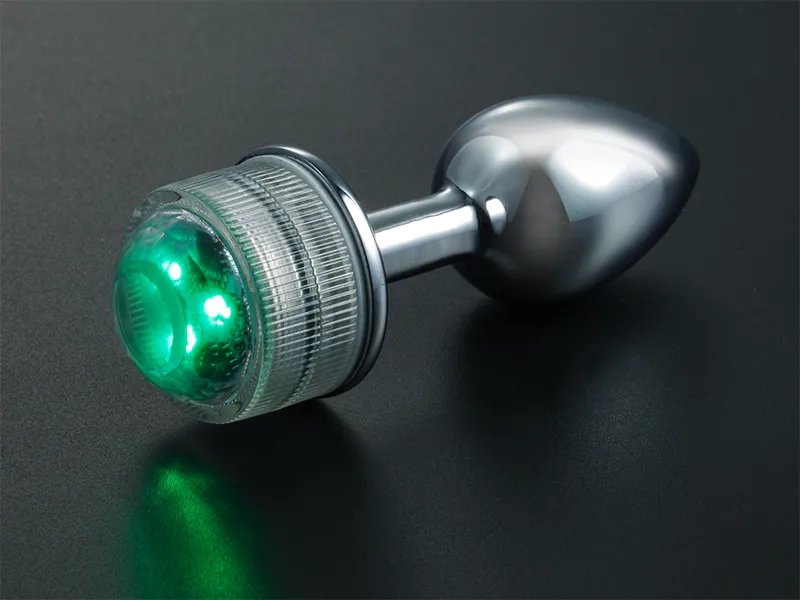 Jouets pour adultes, télécommande sans fil, plug anal lumineux en métal, massage de la prostate, fesses avec queue LED, jouet sexuel_voghion.com