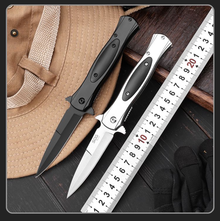 Outdoor Hohe Härte Klapp Selbstverteidigung Edelstahl Obst Camping Kleine Messer_voghion.com