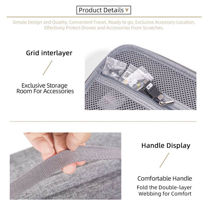 Custodia per DJI Mini 4K/Mini 2SE/Mini 2 Fly More Combo Borsa a tracolla per drone RC N1 Battery Charge Manager_voghion.com
