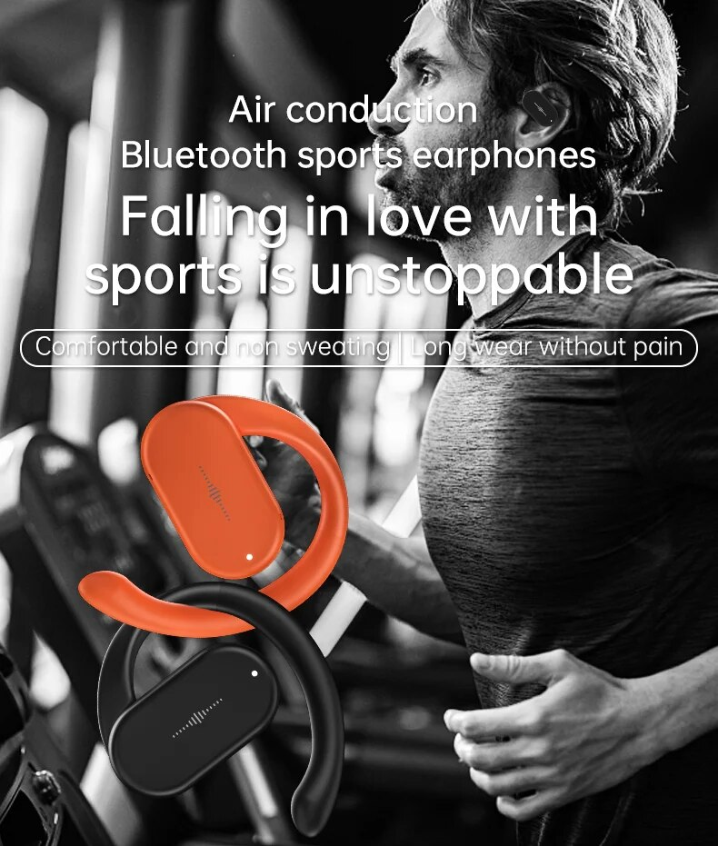 Avatud kõrvaga OWS juhtmevabad kõrvaklapid 5.3 pööratavad kõrvaklapid Bluetooth-kõrvaklapid 60 tundi taasesitust HD-mikrofoni ja sügava bassiga_voghion.com