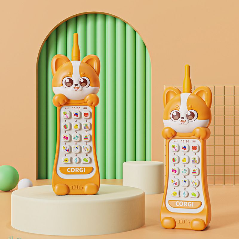 Baby Kaugummi Baby Simulation Handy Kinder Musik Spielzeug Früherziehung Puzzle Story Maschine wiederaufladbar_voghion.com