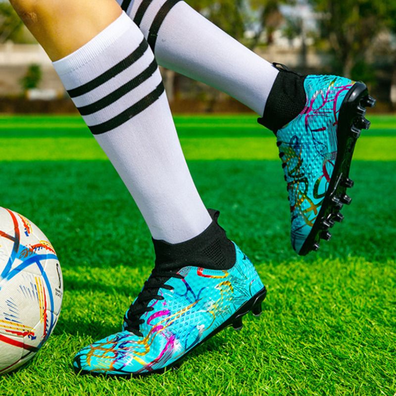 Hochwertige Herren-Fußballschuhe Neue hochwertige Fußballschuhe mit langen Spikes und gebrochenen Spikes für Damen im Freien Sportschuhe EU35-46_voghion.com