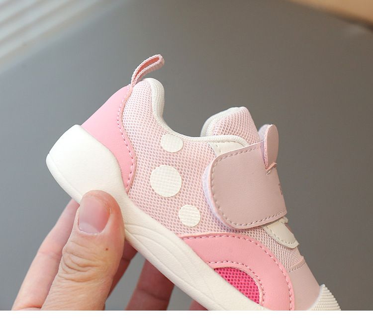 Baby Learning Shoes 0 1 3 Years Old Spring And Autumn New Infant Mesh Non Slip Sports Shoes Boys And Girls Functional Shoes_voghion.com