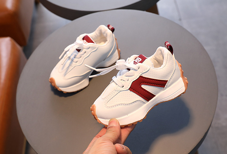 Autumn Children's Breathable Little White Boys' Soft Sole Anti slip Sports Girls' Fashion Single Shoes Baby_voghion.com
