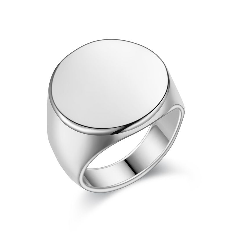 Anello liscio Anello retrò da uomo Anello liscio semplice Gioielleria_voghion.com