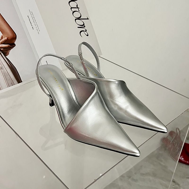 P9Niche Design 2023 New European And American Pointed High Heels Fashionable Wom's Shoes Versatile Toe Sandals For_voghion.com