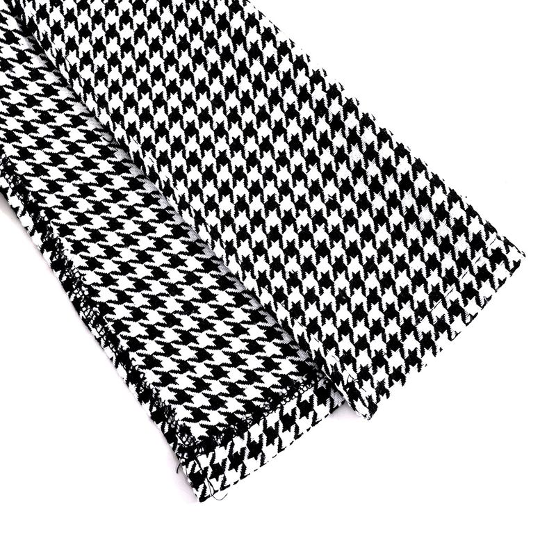 Women's Clothing houndstooth suit jacket female winter new style split long sleeve commuter temperament small suit _voghion.com