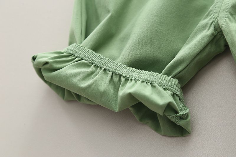 Boys splicing short sleeved set 2024 new children's cool and trendy baby clothes, one year old men's treasure summer_voghion.com