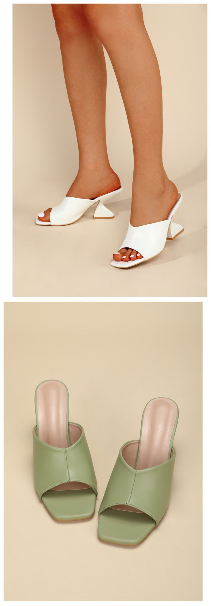 Women's spring and autumn new women's shoes square personality fish mouth open toe temperament casual sandals low heels_voghion.com