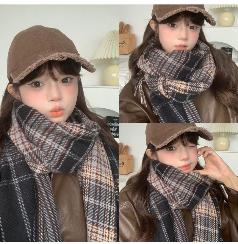 Nuova sciarpa giapponese JK Academy in stile sottomarino per le donne in inverno, versione coreana di alta qualità, versatile, coppia di studenti, sciarpa calda invernale_voghion.com