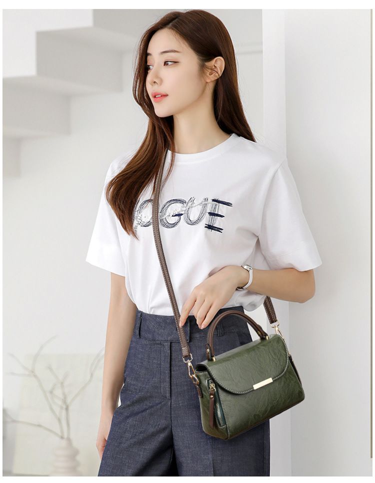 Borsa a tracolla retrò, borsa da donna alla moda, borsa a mano, piccola borsa quadrata con colori contrastanti_voghion.com