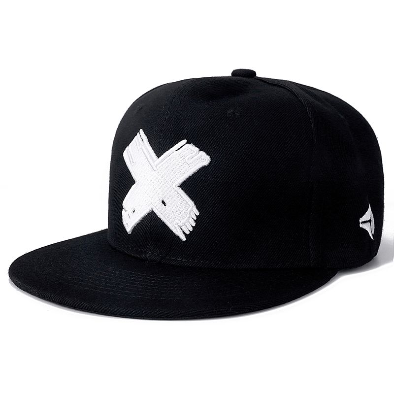 Lettera X Cappellini Snapback Hip Hop Maschio Berretto in osso Uomo adulto Donna Cappello Donna Band Rock Cappelli piatti da baseball Berretto aderente_voghion.com