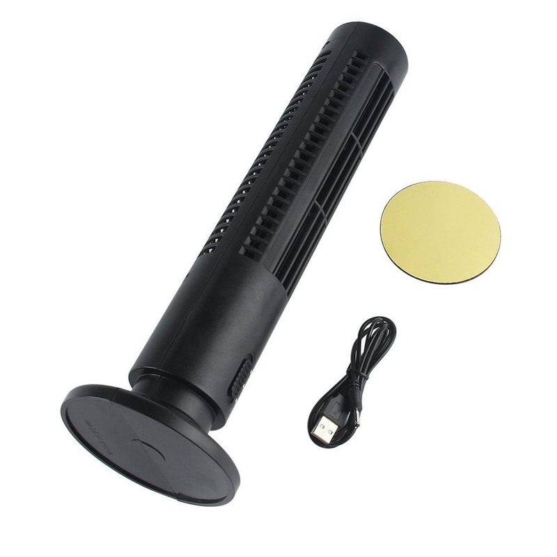 Ruixingst Universeller tragbarer Mini-USB-Säulen-Luftkühlungs-Elektro-Schreibtischventilator für Büro und Schule_voghion.com