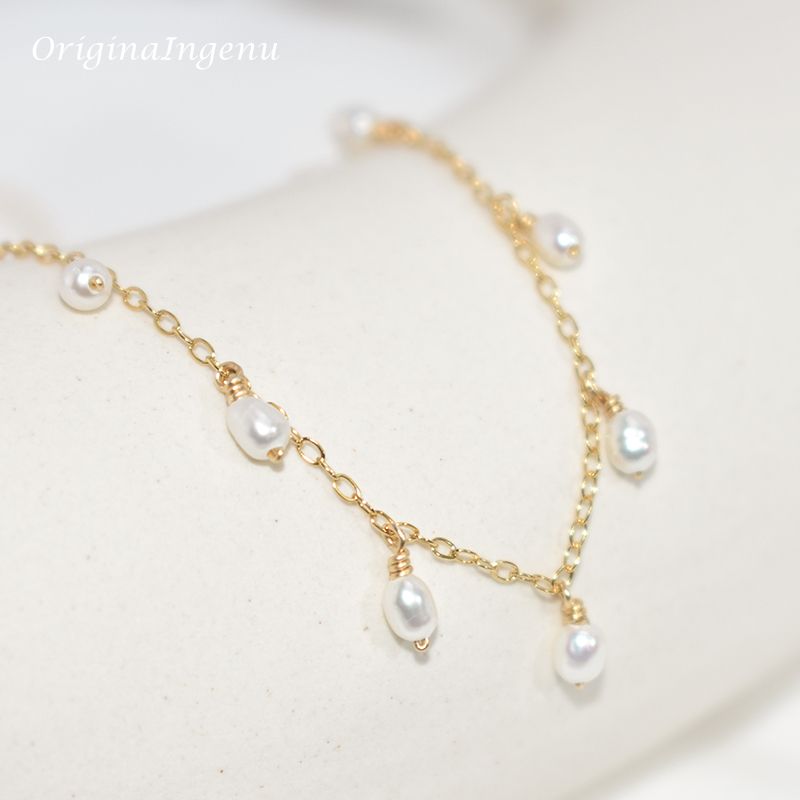Fashion 14K Filled Natural Necklace Gold Choker Handmade Pendants Collier Femme Kolye Collares Boho Pearl Jewelry for Women_voghion.com