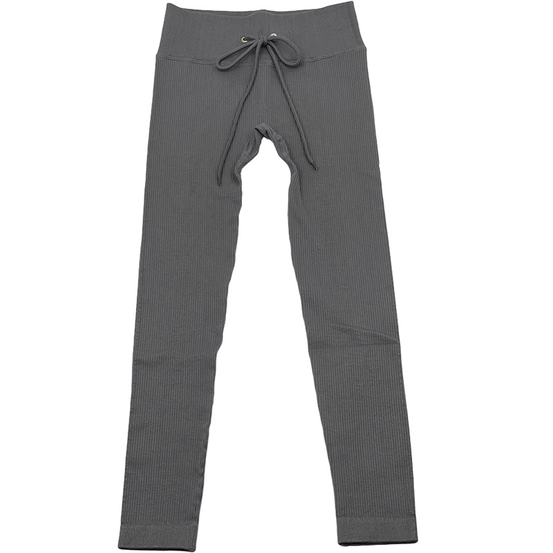 Νέο χωρίς ραφές κοστούμι γιόγκα, φθινοπωρινό χειμερινό φερμουάρ, στενό μακρυμάνικο παντελόνι γυμναστικής με κορδόνι περίσφιξης_voghion.com