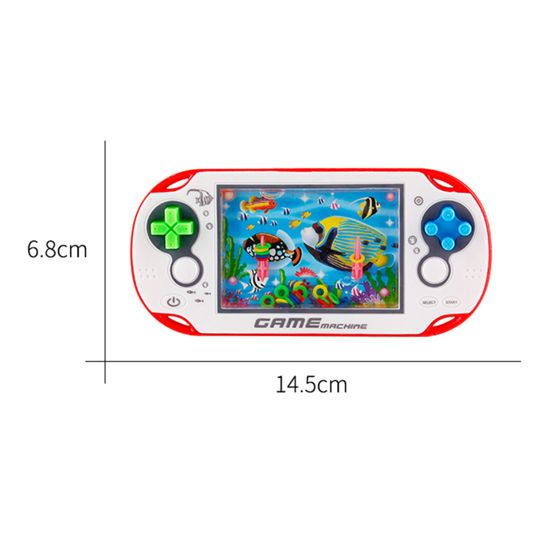 Máquina de arremesso de anel de água clássico portátil, console de jogo, teaser de cérebro, brinquedo infantil_voghion.com