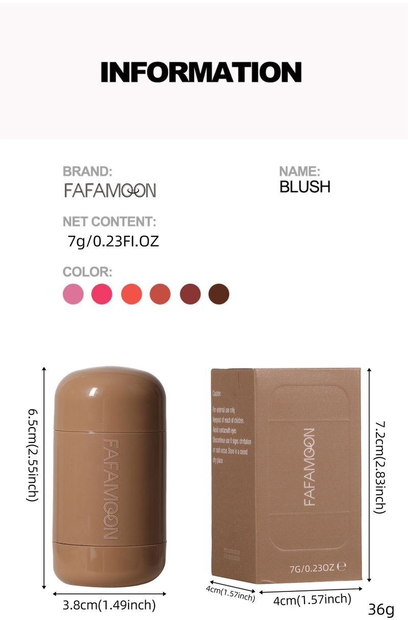 Blush Stick Fit Natural Long Lasting Matte Rouge Pudră Fard de obraz Cremă Ruj pentru obraji Machiaj ușor de culoare _voghion.com