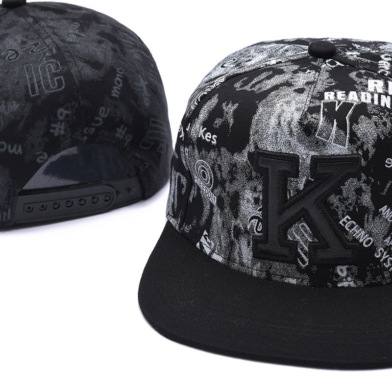 Cappello da baseball Hip Hop versione coreana Duck Tongue Street Dance Trend personalizzato con bordo piatto_voghion.com