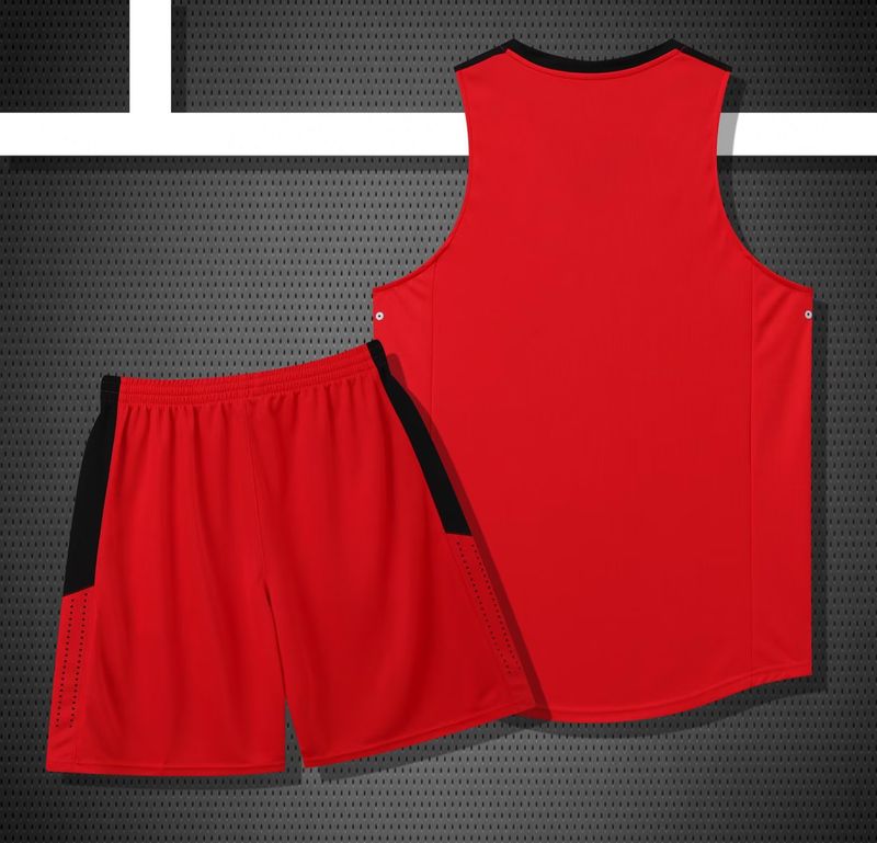 Village Super Aerican Suit Sæt Trykt Herre College Student Basketball Shirt Trænings Tank Top Copetition Tea_voghion.com