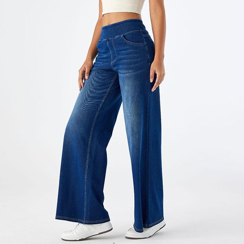 Women's Clothing New Denim Wide Leg Pants For Women High Waist Slimming Multi Pocket Straight Loose Cat Whisker Horse_voghion.com